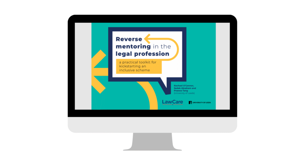 Screenshot of the reverse mentoring toolkit