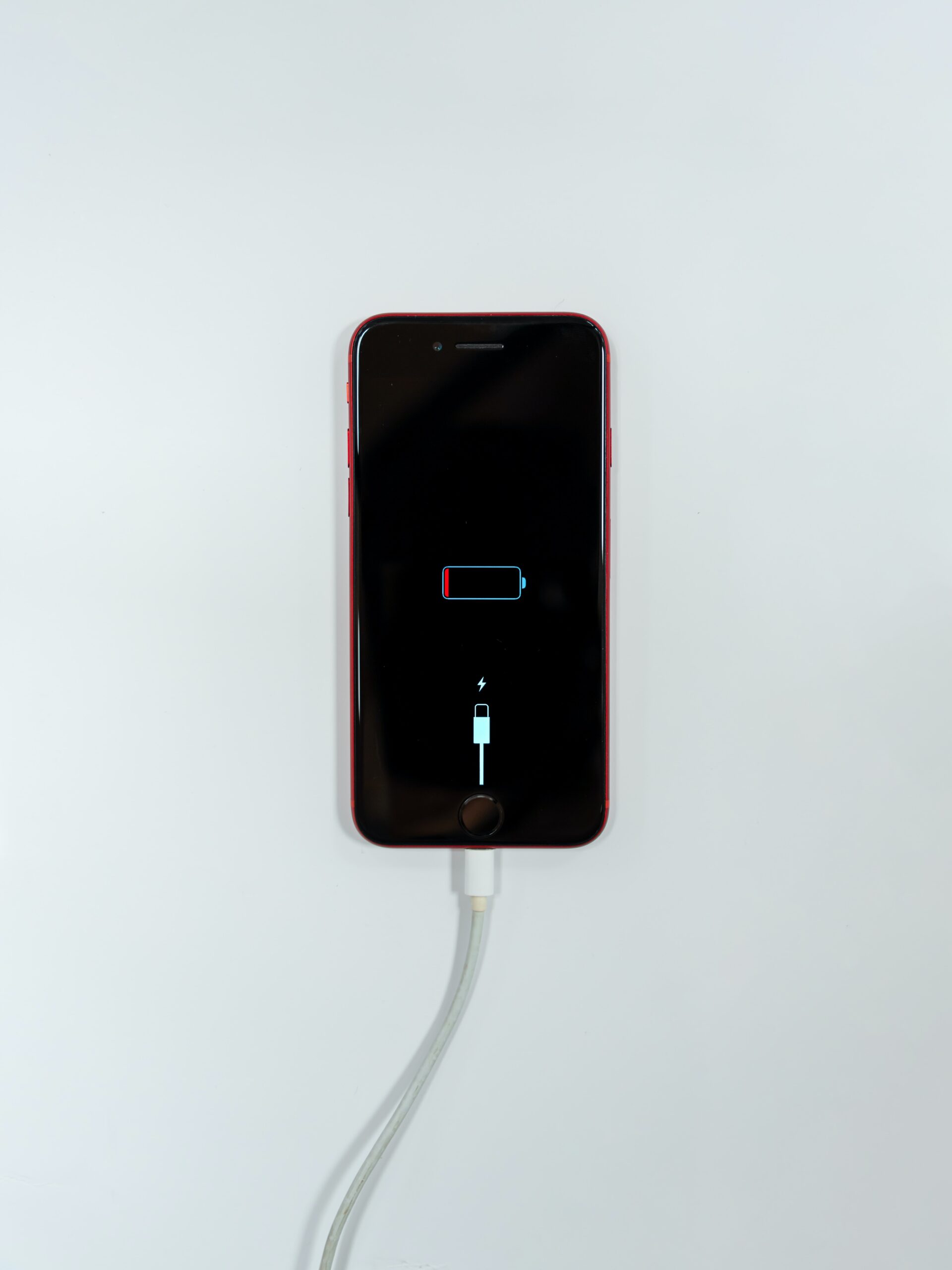 Mobile phone that is out of charge