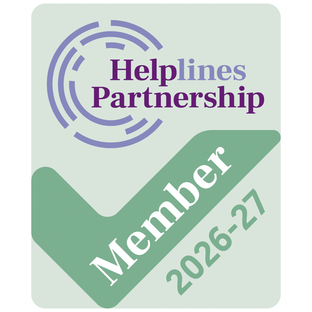 Helplines Partnership Member logo 2026-27